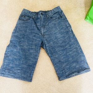 Men’s chambray shorts